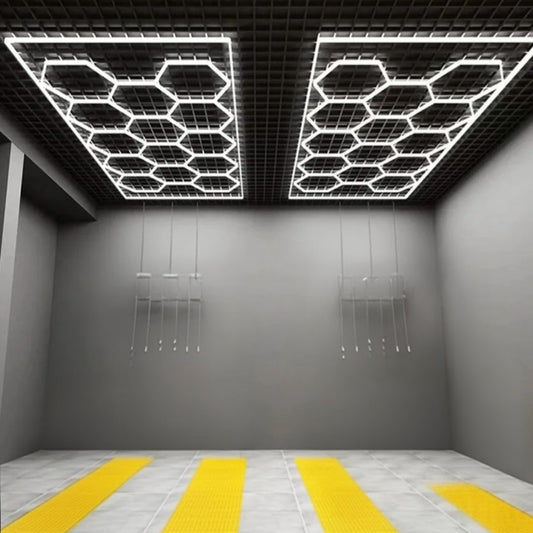 LED Hexagon Light Ceiling Light Cool White Cool White 720W (Free Delivery)