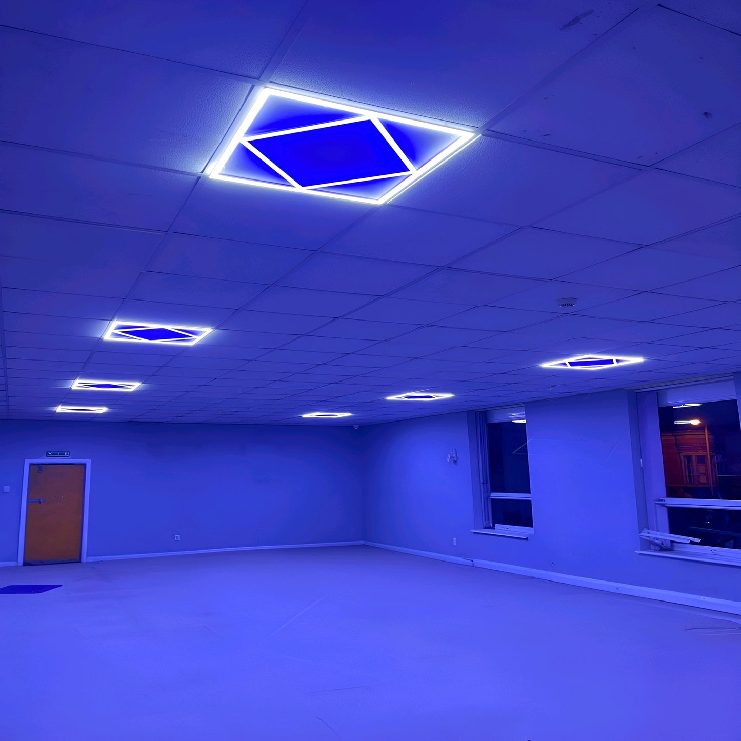80W Diamond Blue 600x 600 LED Panel Light Ceiling Light