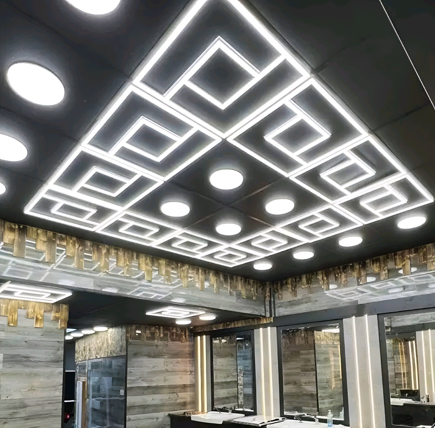 76W Double D 600x 600 LED Panel Light Super Bright Cool White