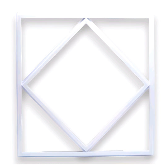 80W Diamond 600x 600 LED Panel Light Super Bright
