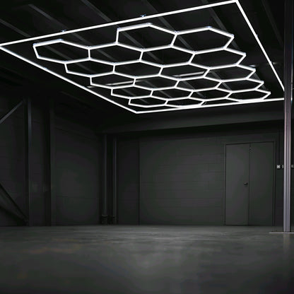 LED Hexagon Light Ceiling Light Cool White Cool White 720W (Free Delivery)
