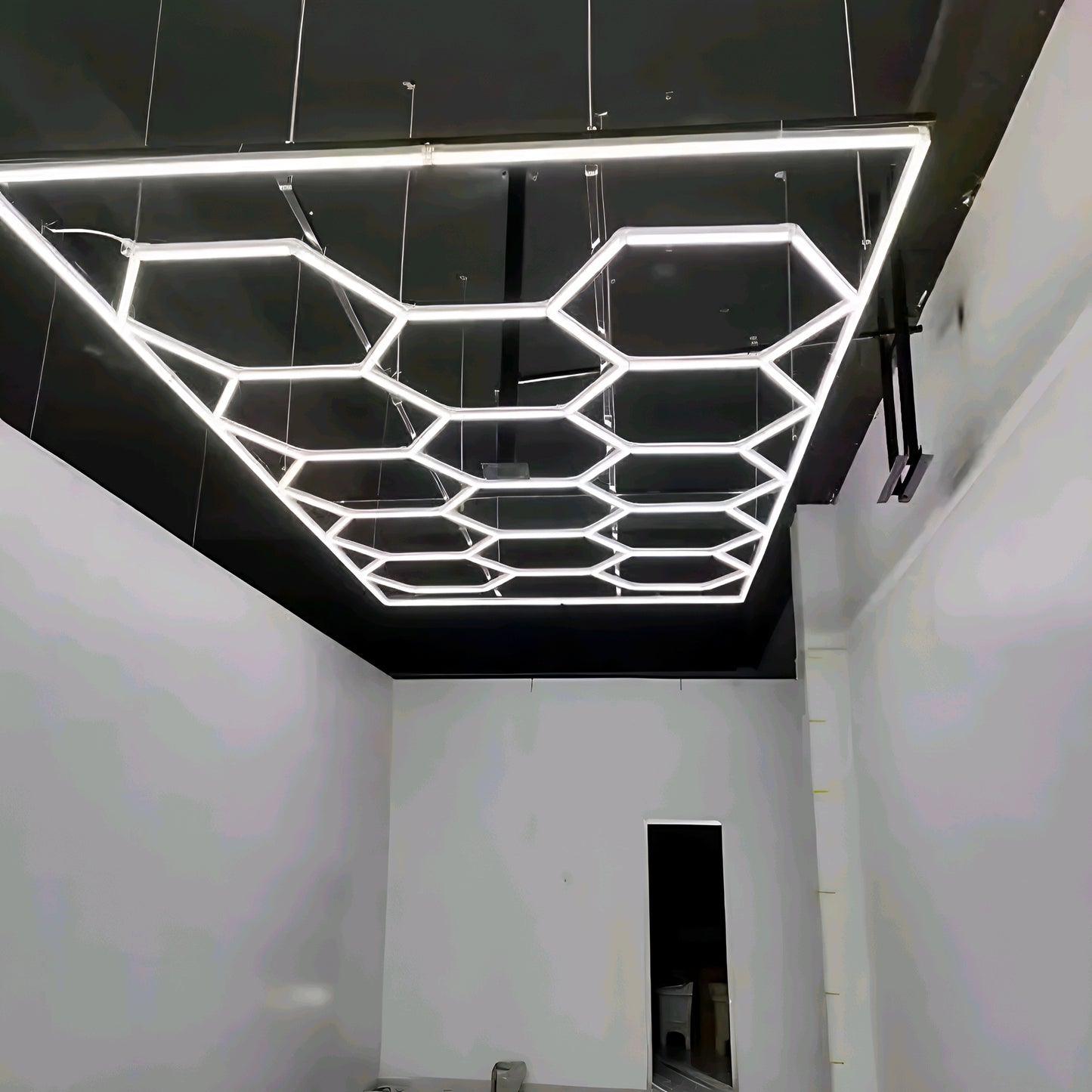 LED Hexagon Light Ceiling Light Cool White Cool White 720W (Free Delivery)