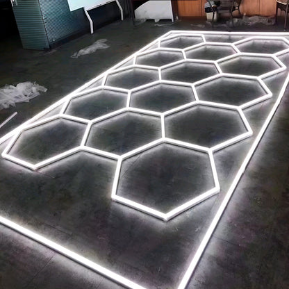 LED Hexagon Light Ceiling Light Cool White Cool White 720W (Free Delivery)