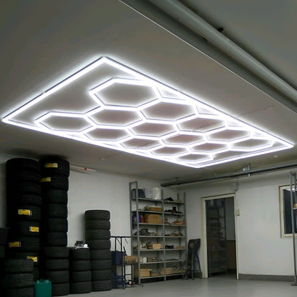 LED Hexagon Light Ceiling Light Cool White Cool White 720W (Free Delivery)