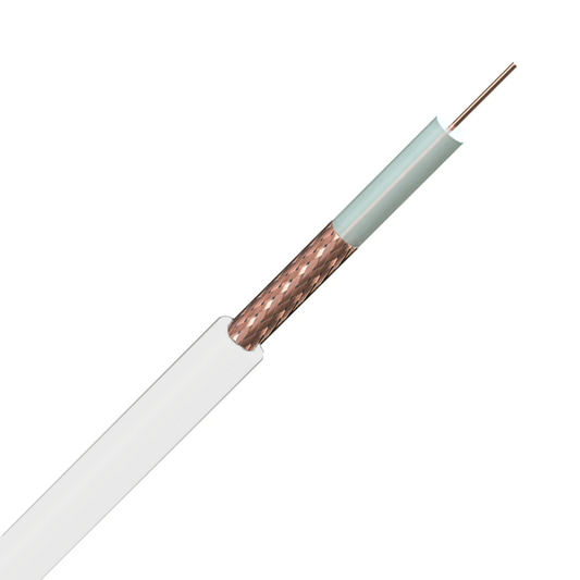 RG59 CCTV Coaxial Cable 100m - White (CAB-RG59-WH)