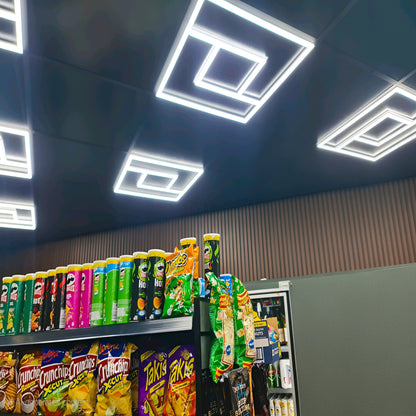 76W Double D 600x 600 LED Panel Light Super Bright Cool White