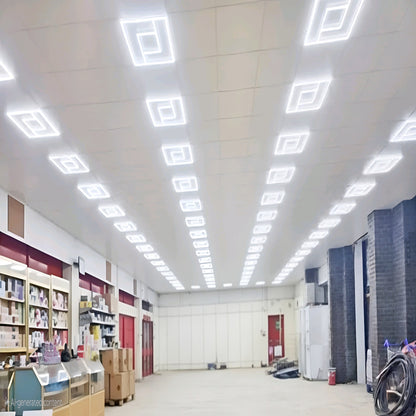 76W Double D 600x 600 LED Panel Light Super Bright Cool White