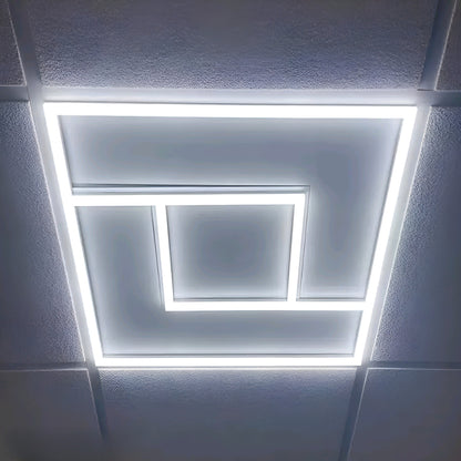 76W Double D 600x 600 LED Panel Light Super Bright Cool White