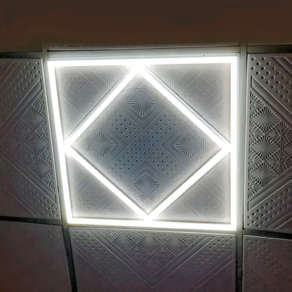 80W Diamond 600x 600 LED Panel Light Super Bright