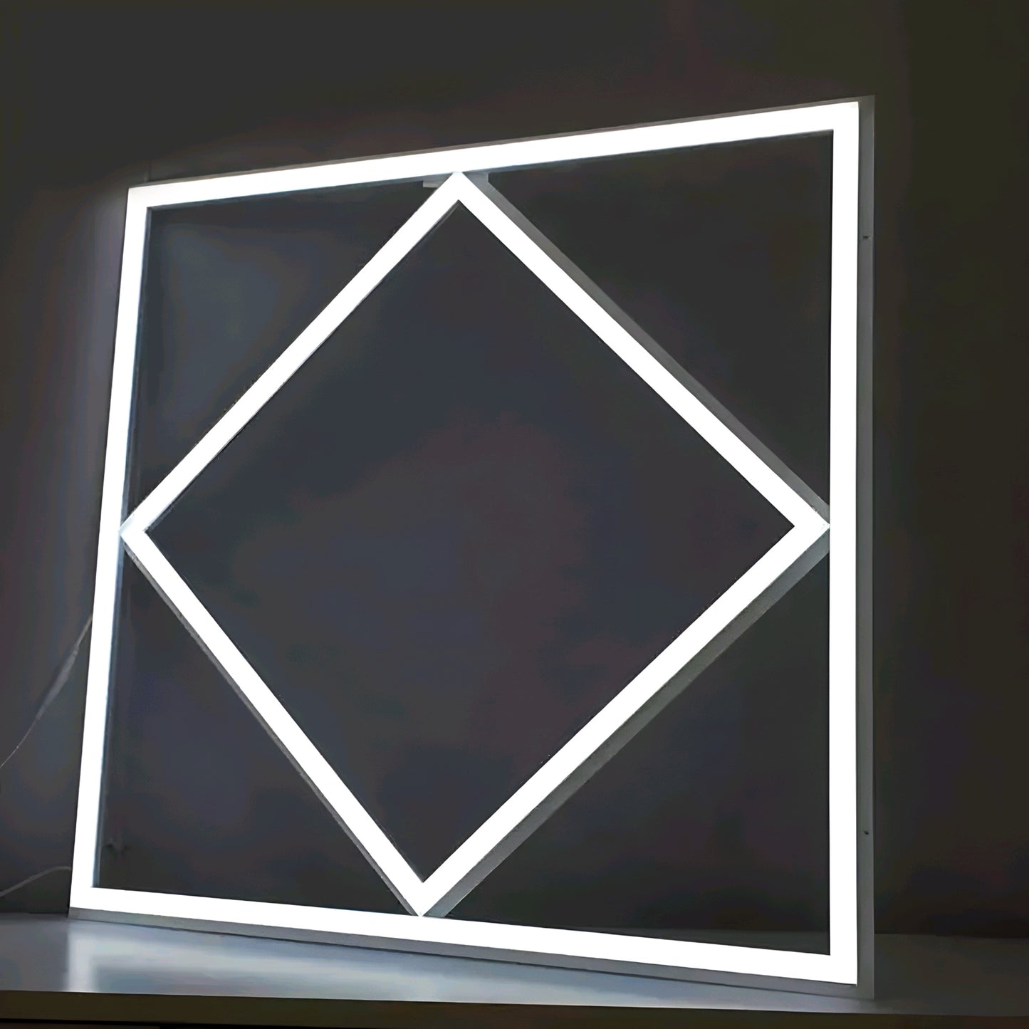 80W Diamond 600x 600 LED Panel Light Super Bright