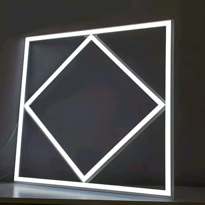 80W Diamond 600x 600 LED Panel Light Super Bright