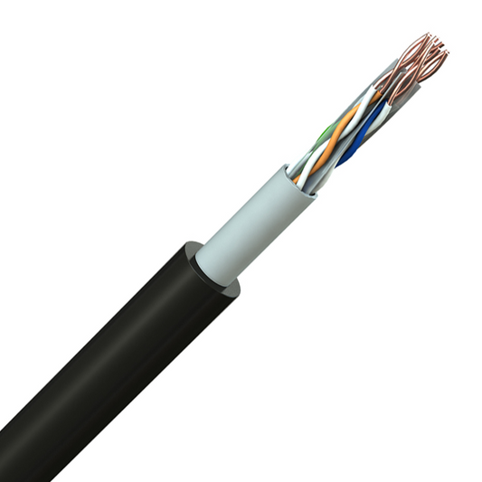 CAT6 External Copper Cable 305m - Black (CAB-CAT6E-B)