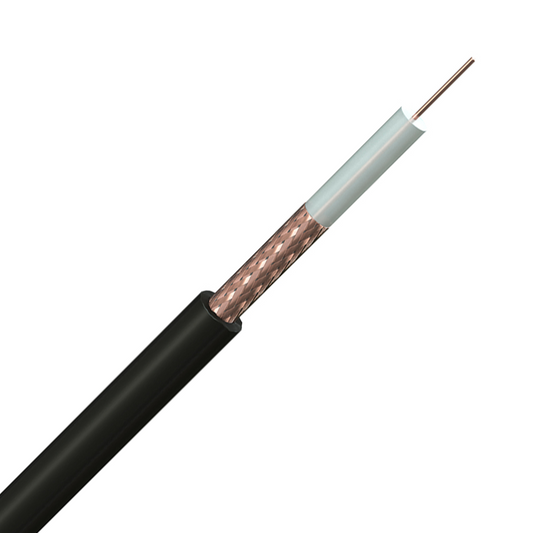 RG59 CCTV Coaxial Cable 100m - Black (CAB-RG59-B)