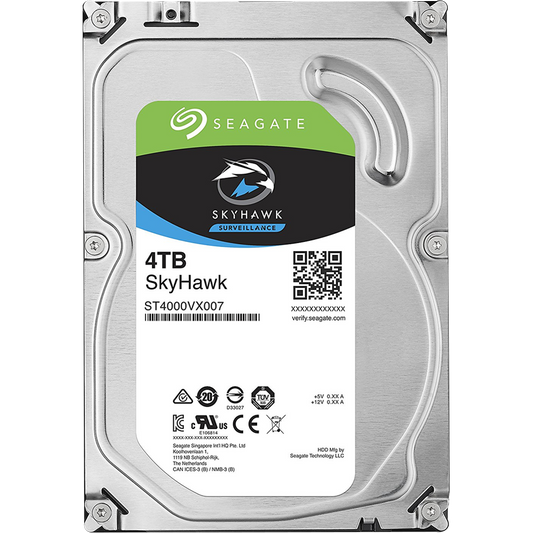 4TB - Seagate SkyHawk Surveillance Hard Drive