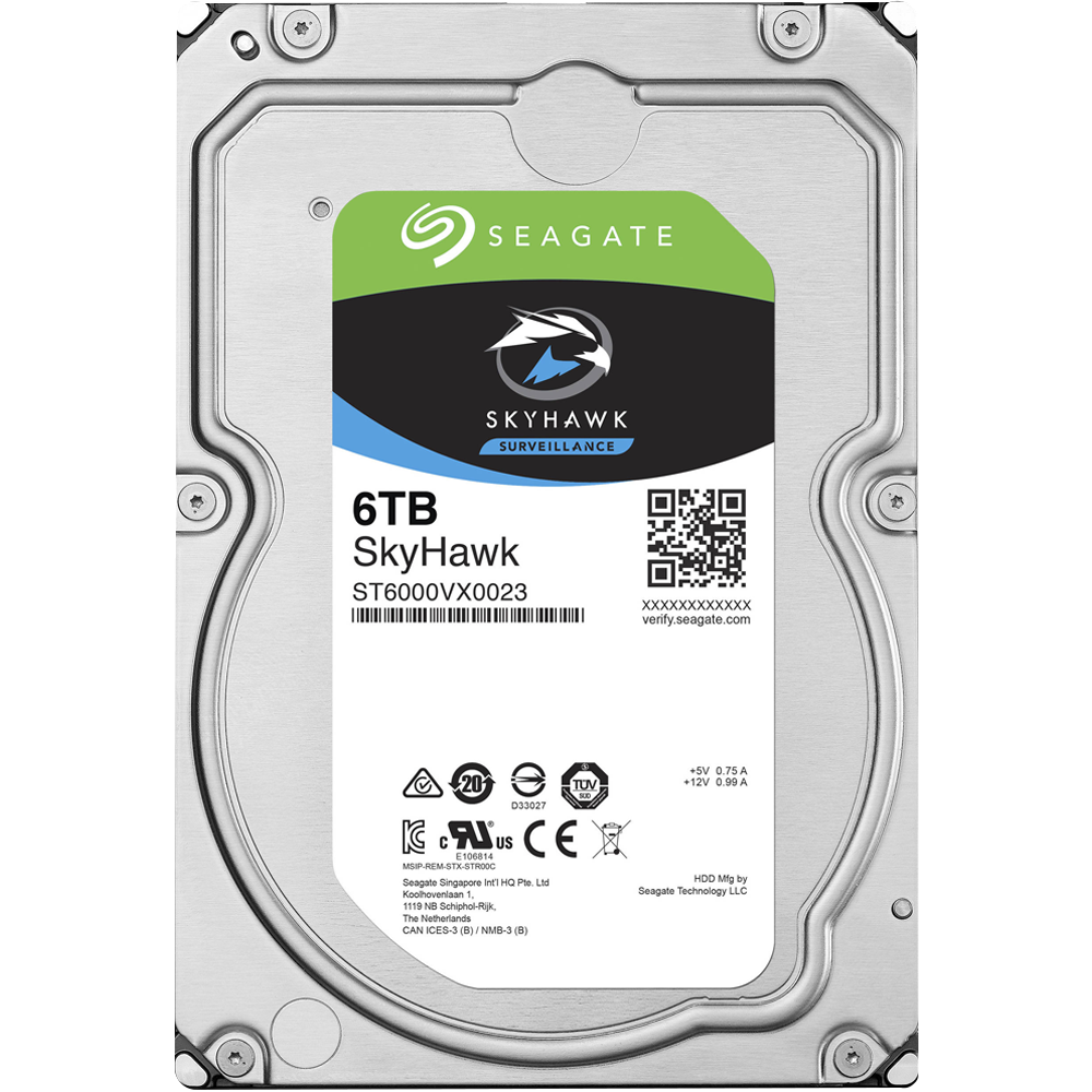 6TB - Seagate SkyHawk Surveillance Hard Drive