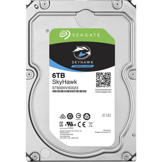 6TB - Seagate SkyHawk Surveillance Hard Drive